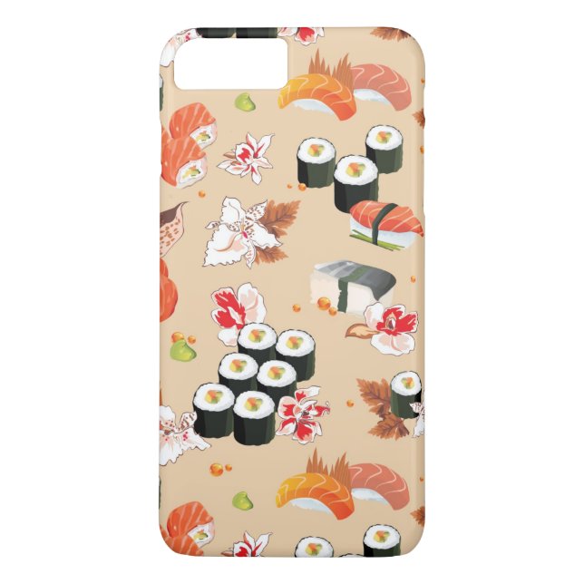 Japansk mat: Sushimönster 3 Case-Mate iPhone Skal (Baksida)
