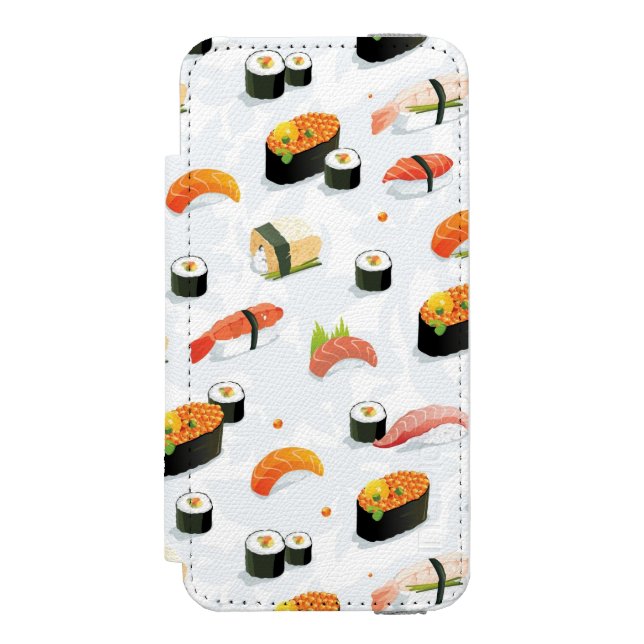 Japansk mat: Sushimönster Incipio iPhone Wallet Skal (Folio Framsidan)