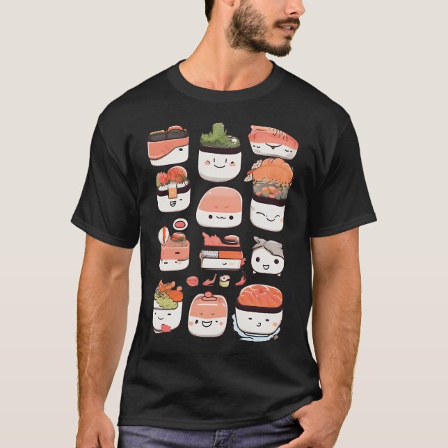 Japansk mat t shirt (Framsida)