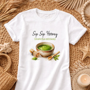 Japansk Matcha Älskare Rolig Matcha Grönt Te T-Shi T Shirt