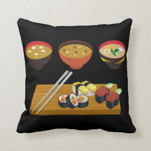Japansk meal Design Dekorativ kudde