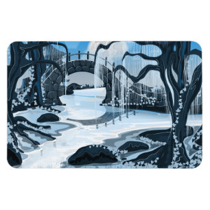 Japansk Meditation Garden Magnet