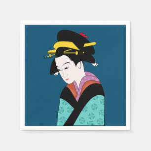 Japansk middag party pappersservett