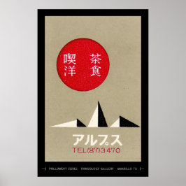 Japansk minimalistisk Poster