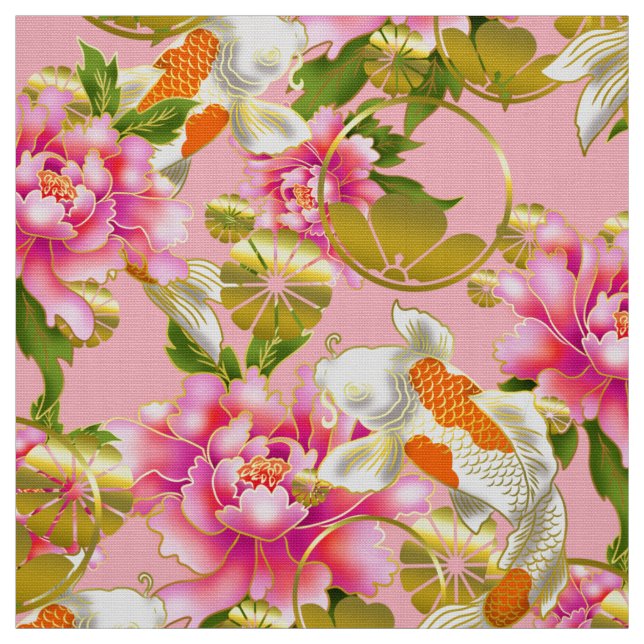 Japansk mönster kimonväv tyg (Provkarta)