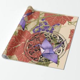 JAPANSK MÖNSTERCOLLAGE som slår in papper Presentpapper