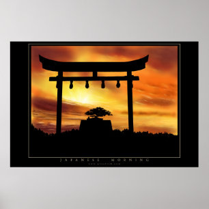 Japansk morgon poster