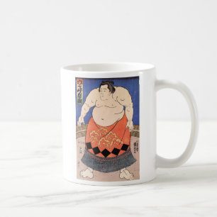Japansk mugg för vintageSumokonst