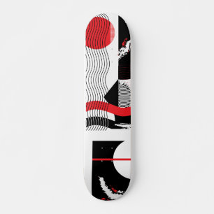 Japansk natt mini skateboard bräda 18,5 cm
