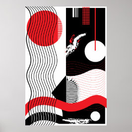 Japansk nattpopkonst poster