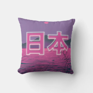 Japansk Neon Kudde
