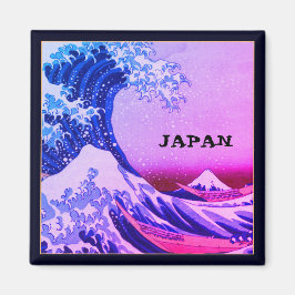 Japansk och japansk konst/Underbar våg av Kanagawa Magnet