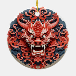 Japansk Oni Ceramic Ornament