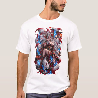 Japansk Oni-krigare Tatuerings-T-Shirt | Irezumi D T Shirt