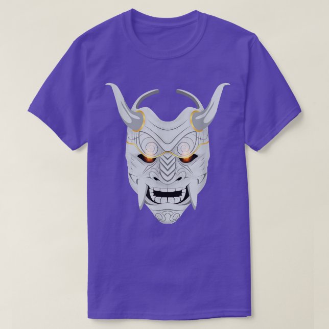 Japansk Oni Mask Ogre Samurai japan  T Shirt (Design framsida)