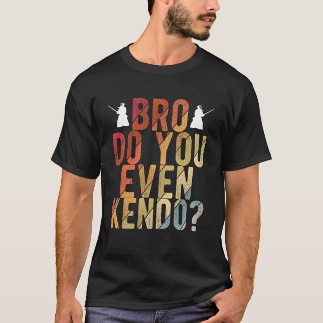 Japansk ordstrid Kendo 1 T Shirt (Framsida)
