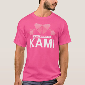 Japansk Origami-design och färglös Kirigami Orig T Shirt