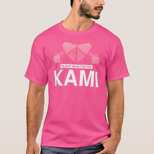 Japansk Origami-design och färglös Kirigami Orig T Shirt (Framsida)