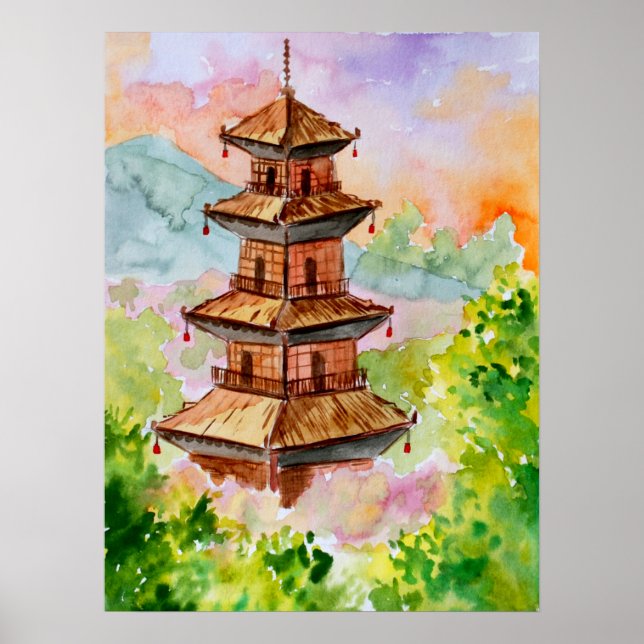 Japansk Pagod i Höst Poster (Framsidan)