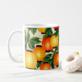 Japansk papperslykta botanisk kaffemugg