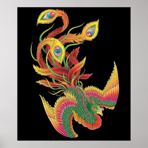 Japansk Phoenix affisch