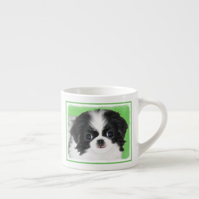 Japansk piggdoppning - Originalteckning av Hund Espressomugg (Höger)