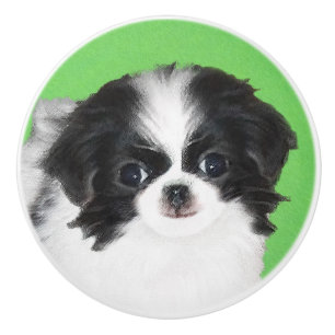 Japansk piggdoppning - Originalteckning av Hund Knopp