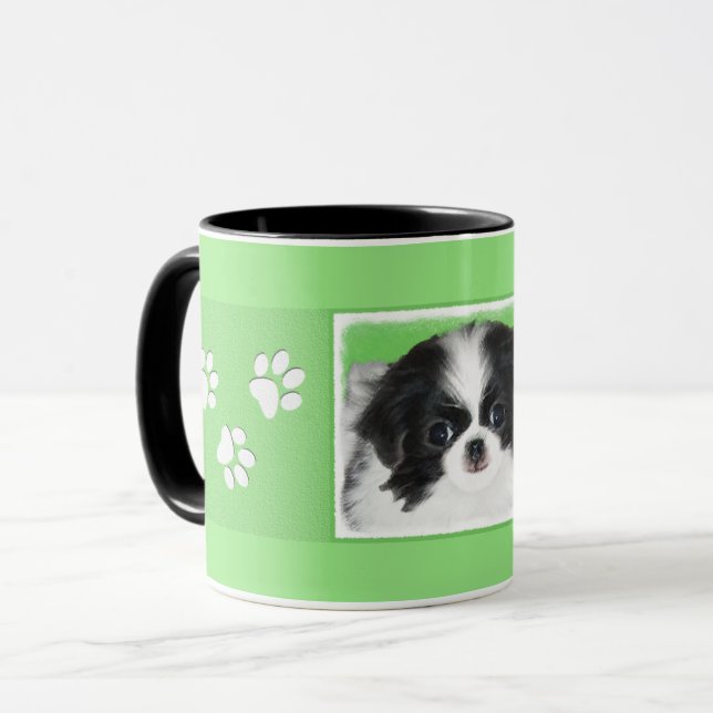 Japansk piggdoppning - Originalteckning av Hund Mugg (Framsida vänster)