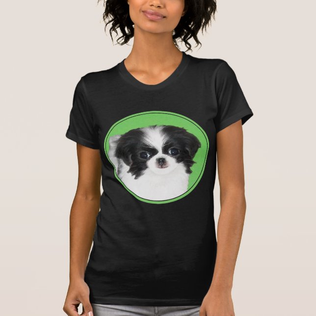 Japansk piggdoppning - Originalteckning av Hund T Shirt (Framsida)