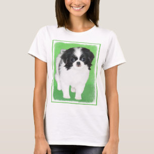 Japansk piggdoppning - Originalteckning av Hund Tee Shirt