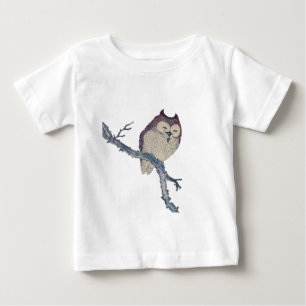 Japansk pjäsande nattbild i Uggla Tee