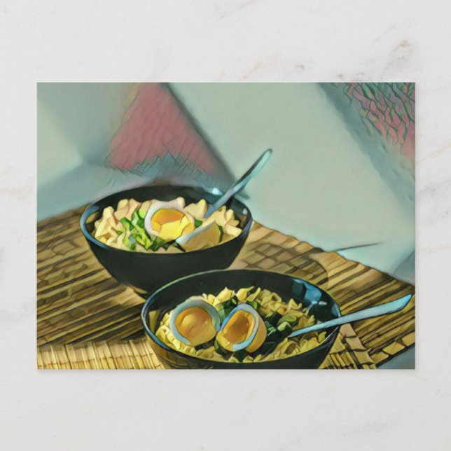 Japansk Ramen-gåva Vykort (Framsida)