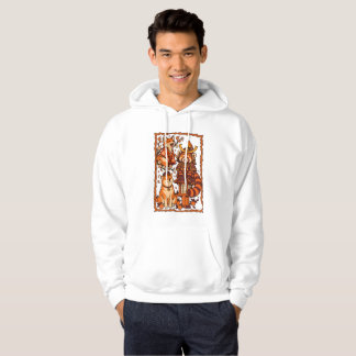 Japansk räv & röd panda-samuraj – Kawaii Japan St Hoodie