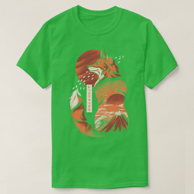 Japansk räv t shirt (Design framsida)