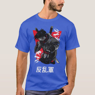 Japansk rebel Martial Arts Fighter Vintage Distre T Shirt