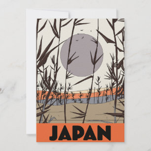 Japansk reseaffisch inbjudningar