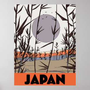 Japansk reseaffisch poster