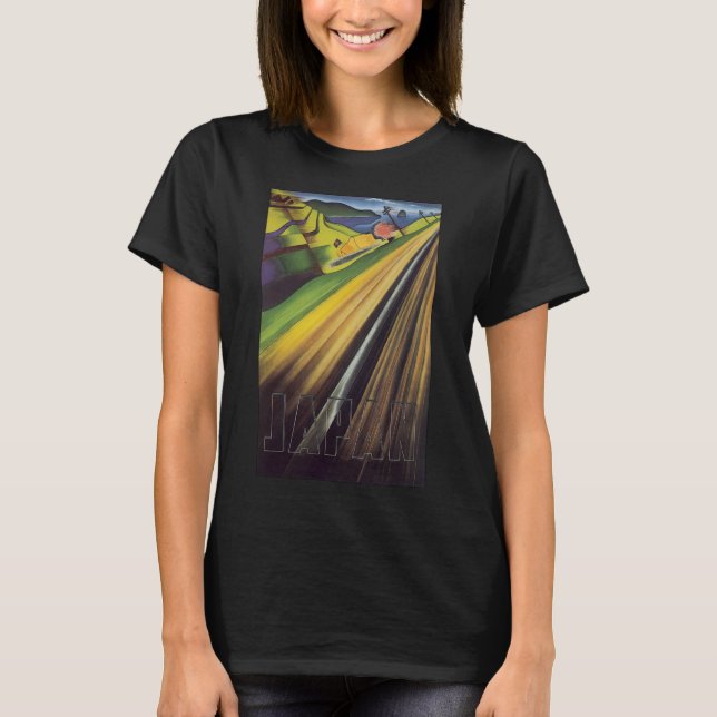 Japansk reseposter tee shirt (Framsida)