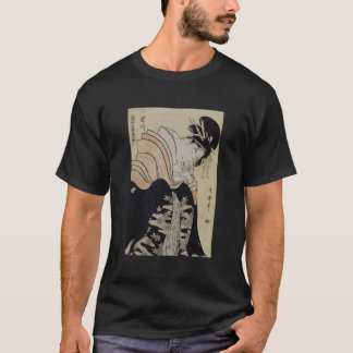 Japansk Retro Artwork Takigawa från Tea House T Shirt