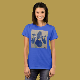 Japansk ris, färgad från 19th c skärm t shirt