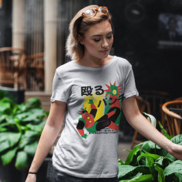 Japansk robot Fight T Shirt
