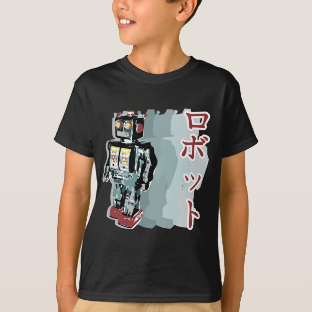 Japansk robot t-shirt (Framsida)