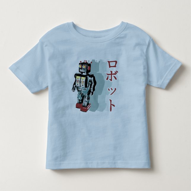 Japansk robot t-shirt (Framsida)