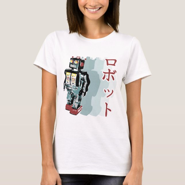 Japansk robot tee shirt (Framsida)