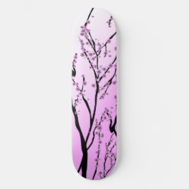Japansk rosa körsbärsblomning mini skateboard bräda 18,5 cm