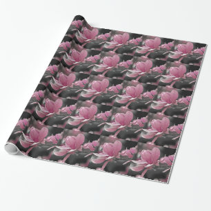 Japansk Rosa Saucer Magnolia Presentpapper
