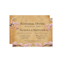 Japansk Rulla Cherry Blommars Rehearsal Dinner