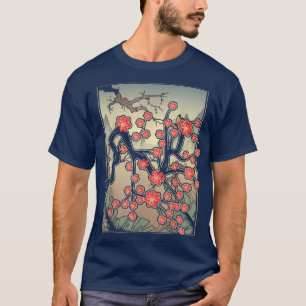 Japansk Sakura Älskare Rosa Flower Cherry Blommar T Shirt