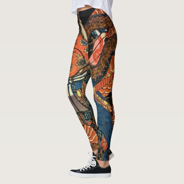Japansk samurai-python leggings (Vänster)