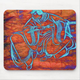 Japansk SamuraiSwordsmankonst Mousepad Musmatta
